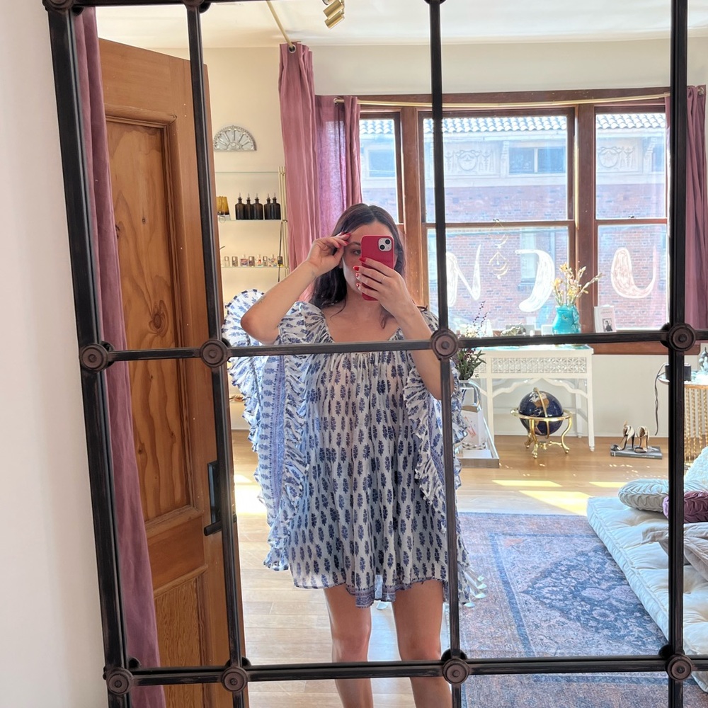 Silk cover up / blouse / dress